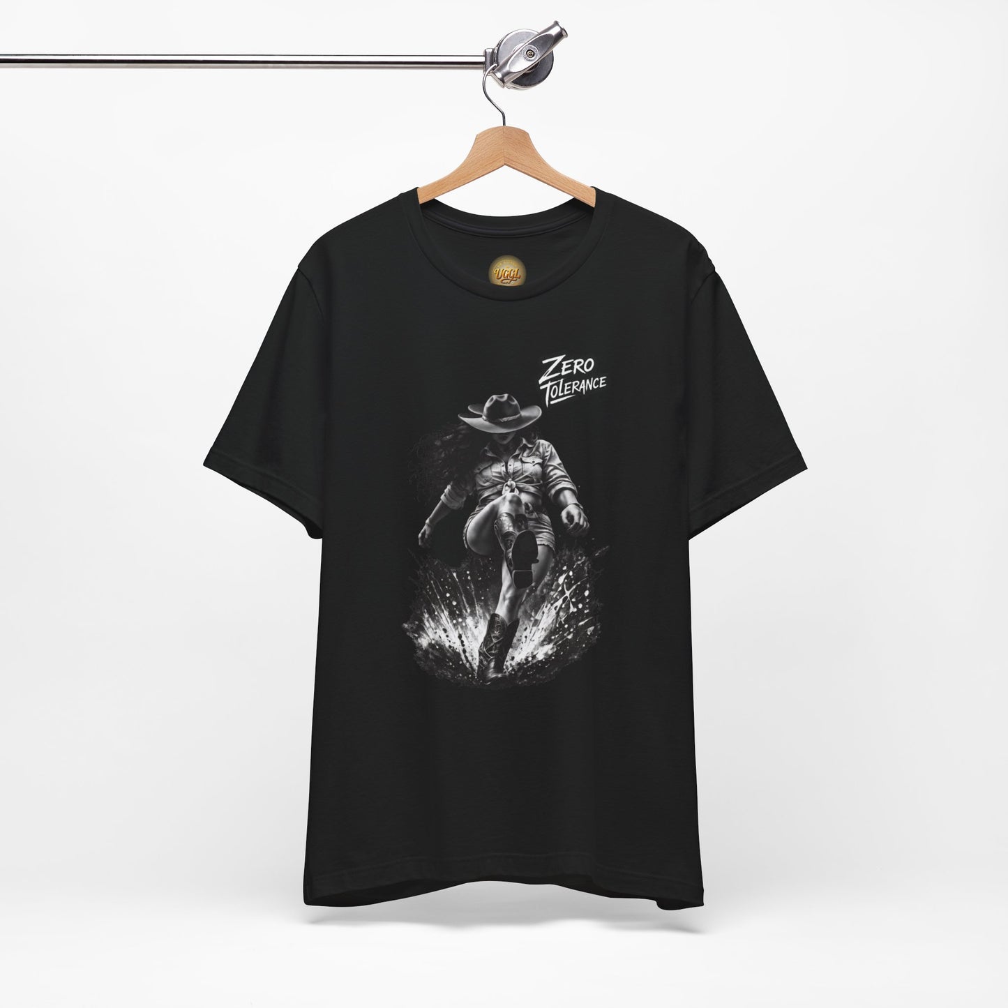 Cowgirl Graphic Tee - 'You're On Thin Ice' Retro Western Shirt