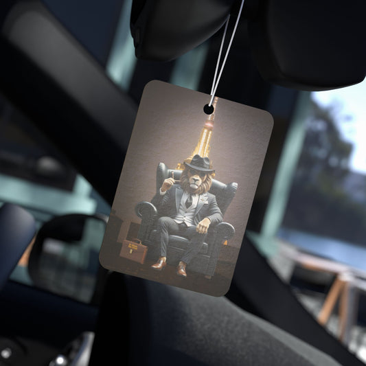 Vintage-Inspired Car Air Freshener - Urban Chic, Dog Lover Gift, Unique Auto Decor, Essential Oil Diffuser, Home Fragrance, Fun Gift Idea