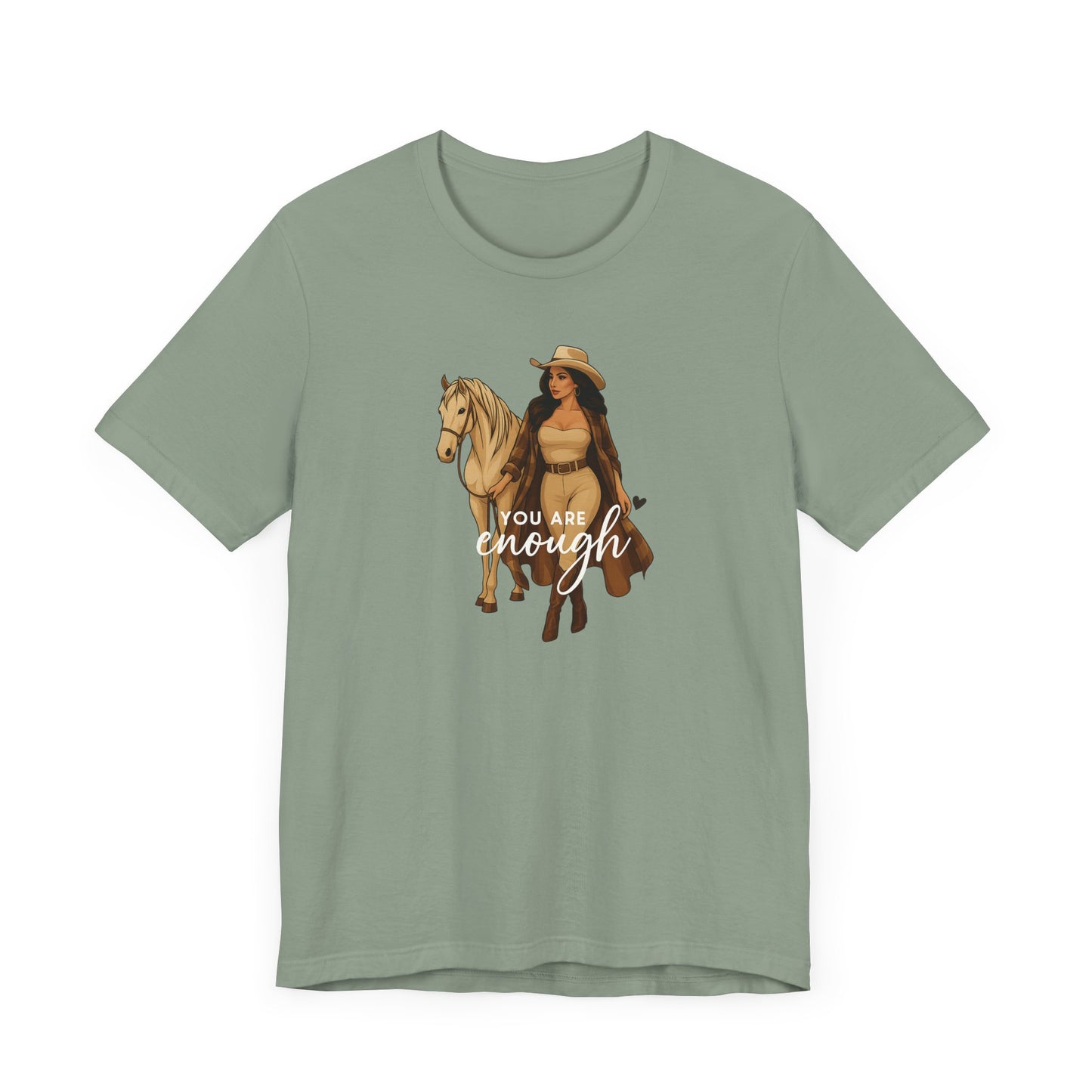 Empowering Horse Lover Tee, Inspirational Shirt for Equestrians, Gift for Her, Motivational Casual Wear, Positive Affirmation T-Shirt