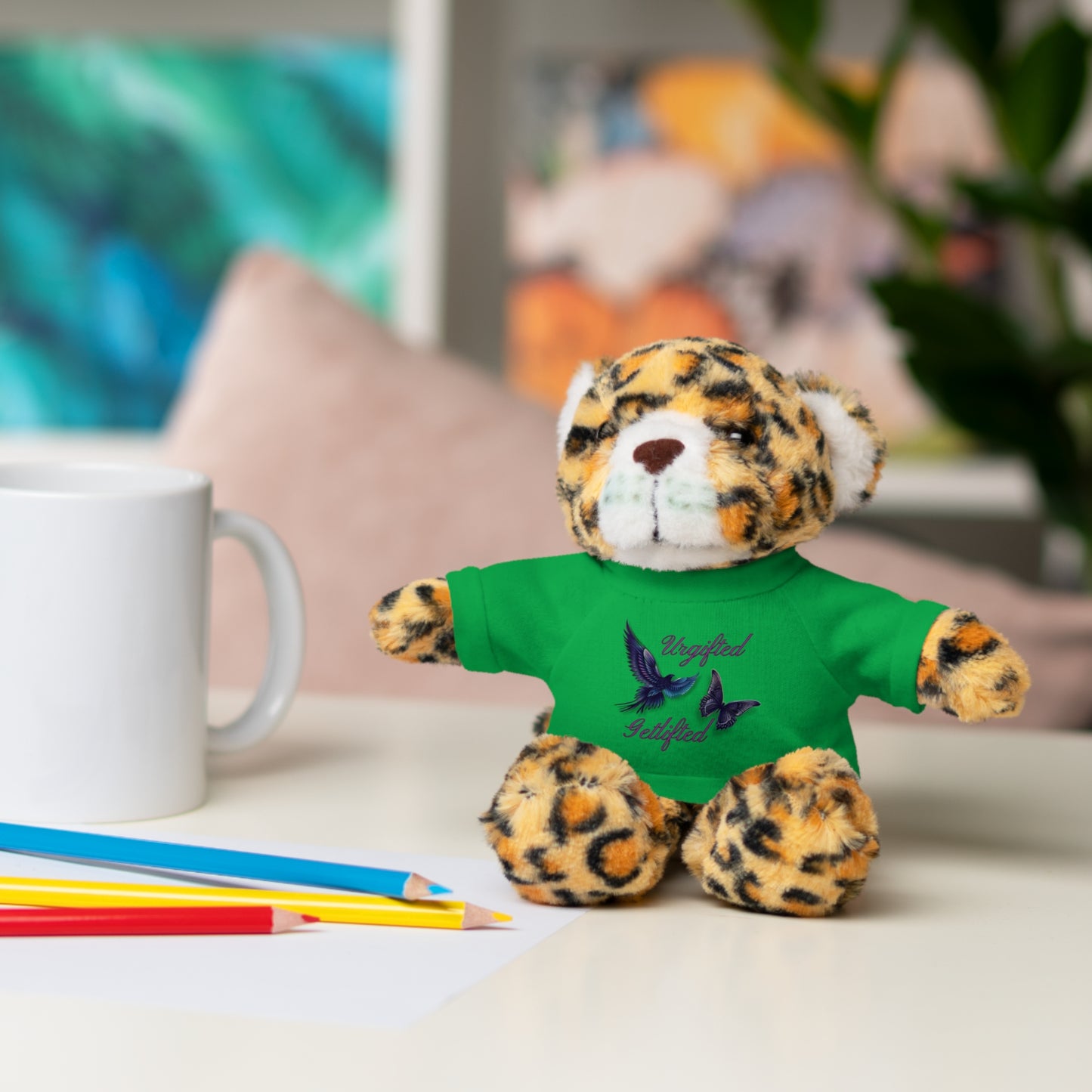 Adorable Stuffed Animal with Custom Tee