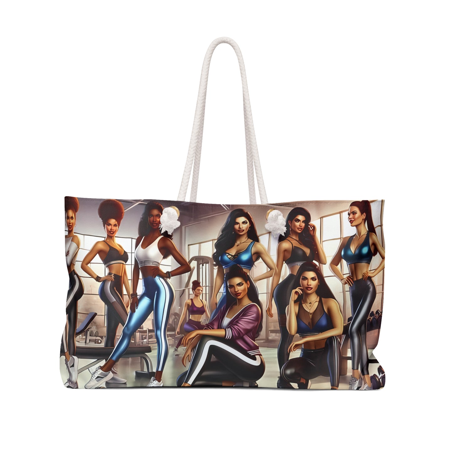 Fitness Enthusiast Weekender Bag - Stylish Gym Tote for Active Lifestyle