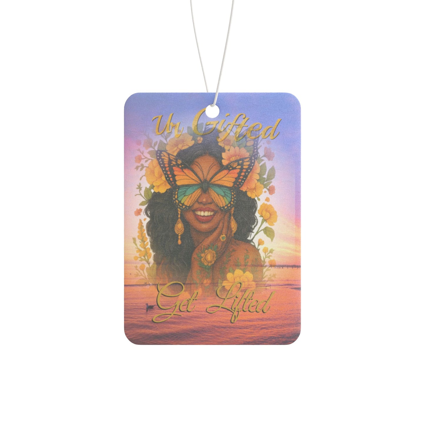 Uniquely Crafted Car Air Freshener - Let It Flow, Auto Decor, Gift for Her, Air Freshening Decoration, Car Accessories, Scented Charm