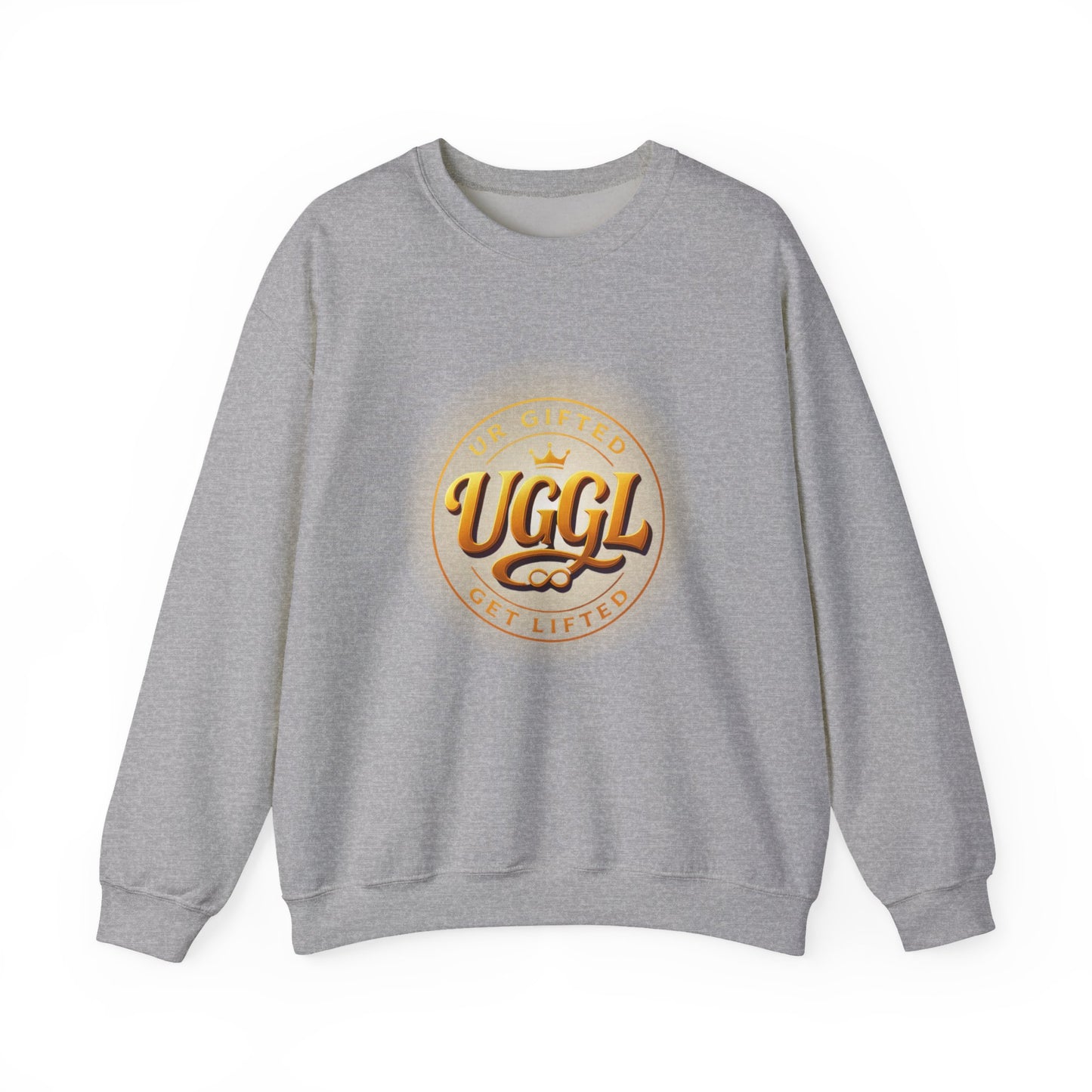 UGGL Get Lifted Sweatshirt, Unisex Crewneck for Comfort, Cozy Gift for Friends, Fashionable Layering Piece, Casual Everyday Wear