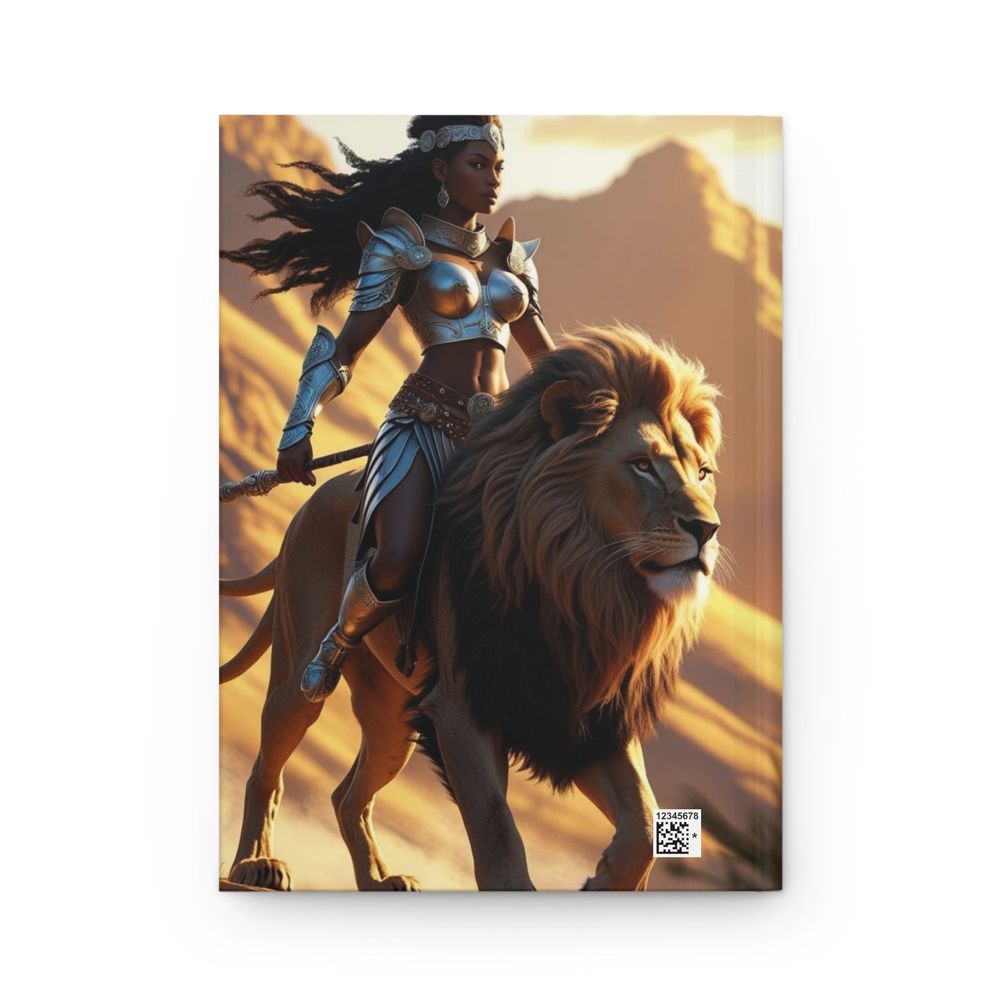 Empowering Hardcover Journal with Lion Artwork, Inspirational Notebook for Self-Discovery, Gift for Motivational Writing, Unique [...]