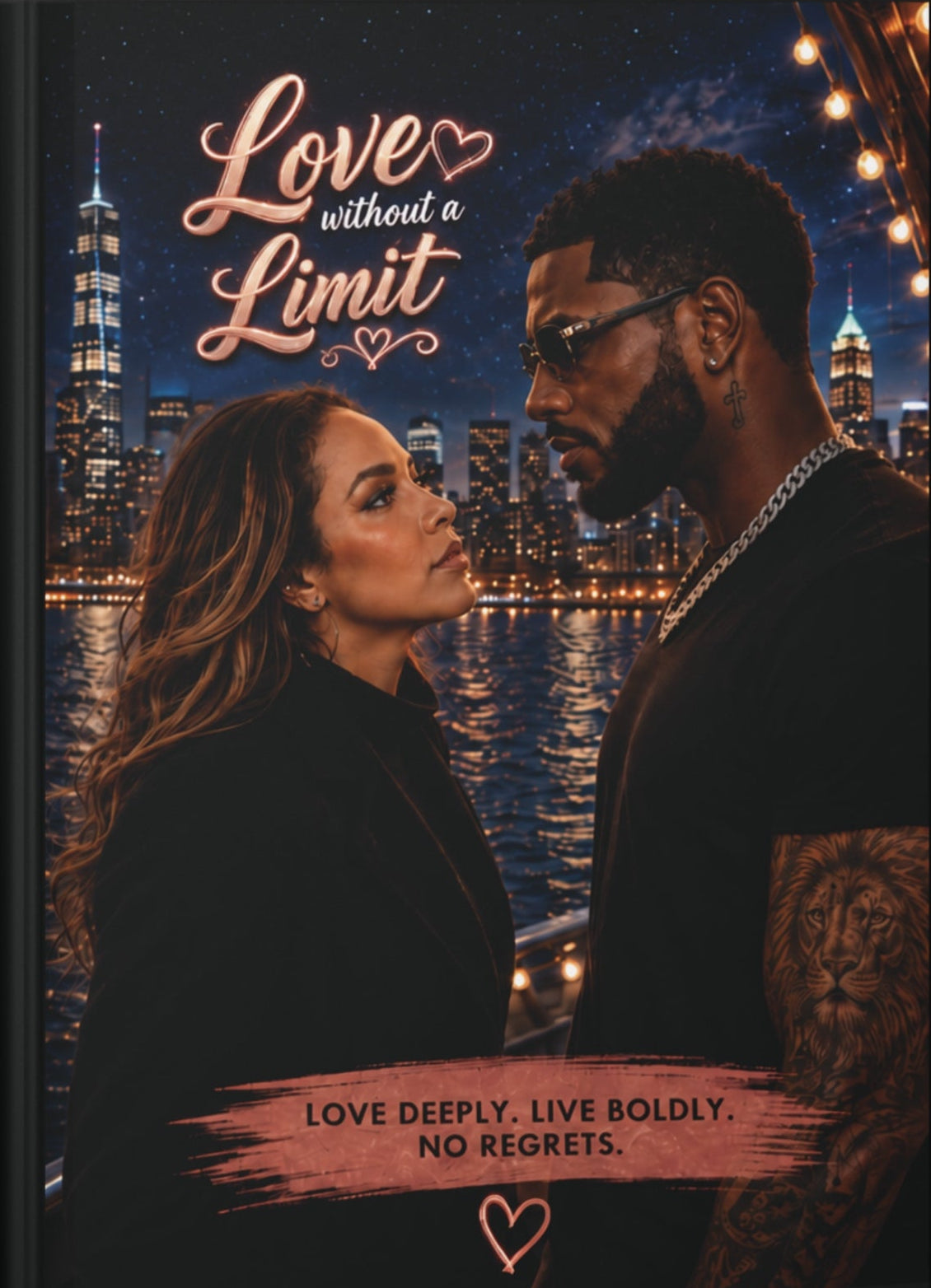 Hardcover Journal — "Love Without Limit" / "Together We Stand" Romantic Couples Notebook