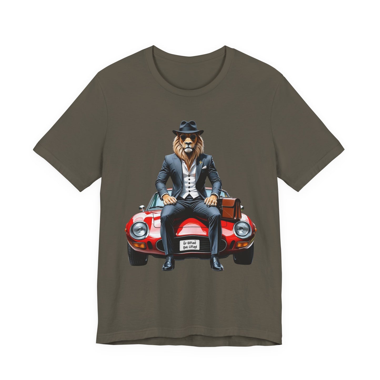 Cool Animal Gangster Tee, Unisex Graphic T-Shirt, Fun Retro Style Top, Gift for Animal Lovers, Unique Vintage Look Shirt