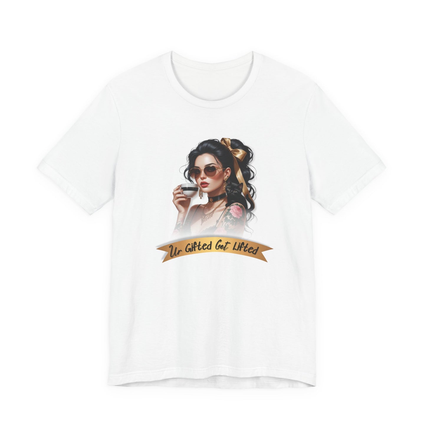 Gifted & Lifted Tee for Free Spirits, Unisex Jersey Shirt, Fun Tee for Everyday Wear, Cool Graphic Tee, Gift for Friends