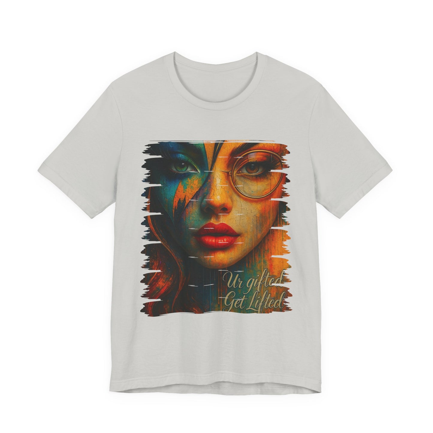 Vibrant Graphic Tee, Stylish Unisex T-Shirt, Artistic Short Sleeve Shirt, Trendy Casual Wear, Gift for Art Lovers, Unique Fashion Statement