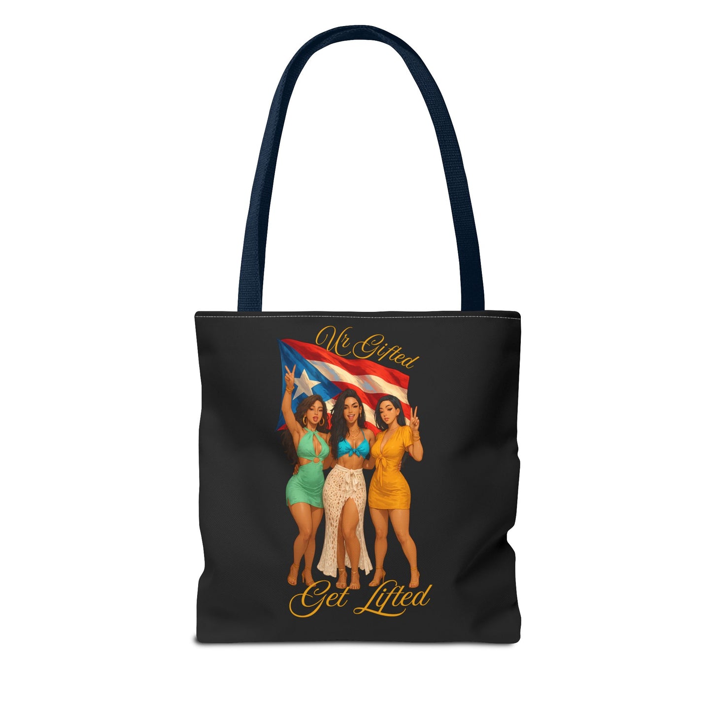 Vibrant Puerto Rican Tote Bag | Fun, Stylish, and Practical for Every Occasion, Gifts for Friends, Festival Accessories, Beach Carry-All