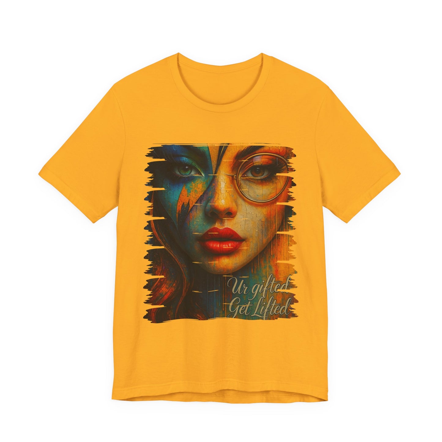 Vibrant Graphic Tee, Stylish Unisex T-Shirt, Artistic Short Sleeve Shirt, Trendy Casual Wear, Gift for Art Lovers, Unique Fashion Statement