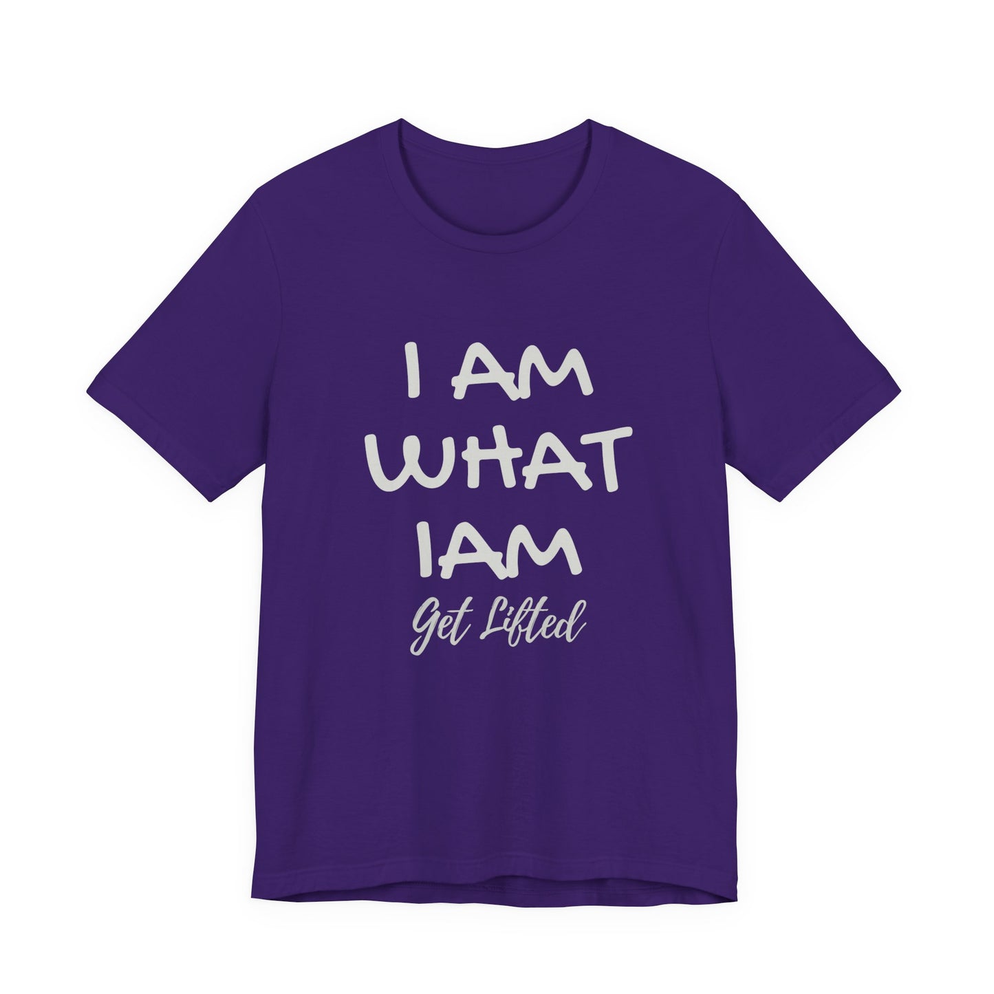 I Am What I Am Unisex Jersey Tee, Inspirational T-Shirt, Gift for Motivational Moments, Everyday Wear, Uplifting Apparel