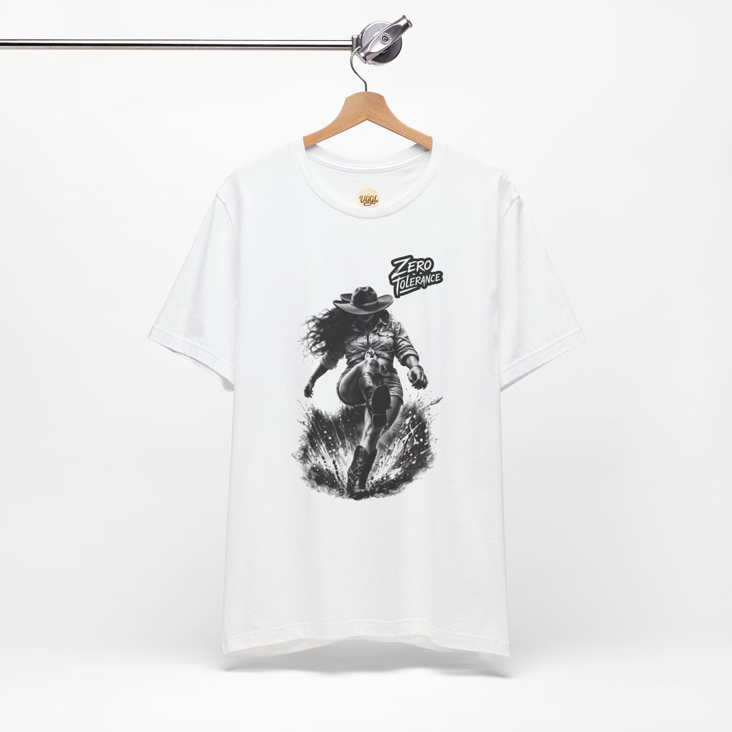 Cowgirl Graphic Tee - 'You're On Thin Ice' Retro Western Shirt