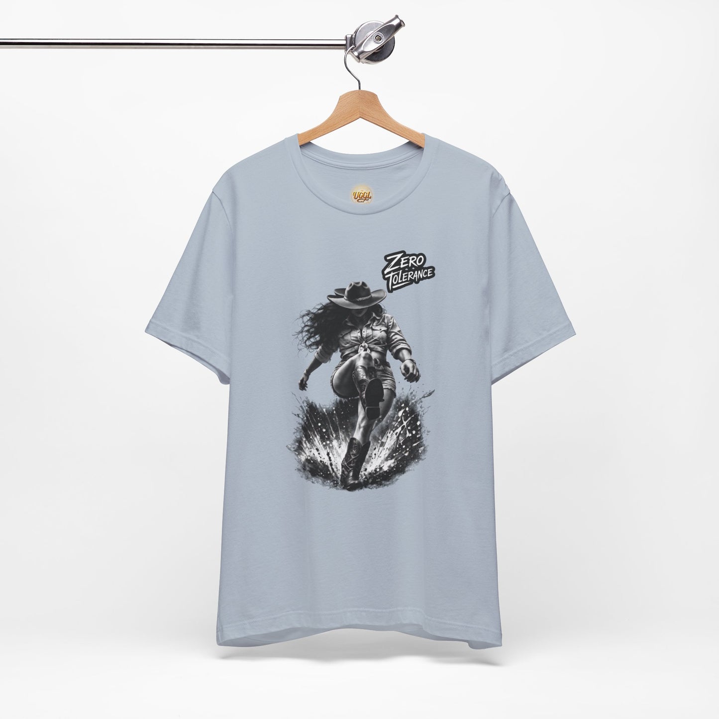 Cowgirl Graphic Tee - 'You're On Thin Ice' Retro Western Shirt
