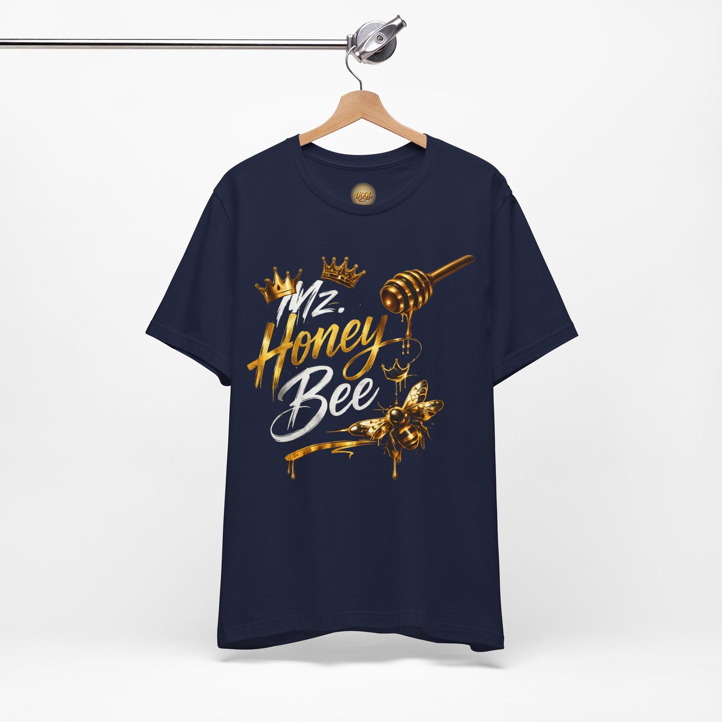Honey Bee Graphic Tee — “Sweet Like Honey But I Sting Like a Bee” Black T-Shirt
