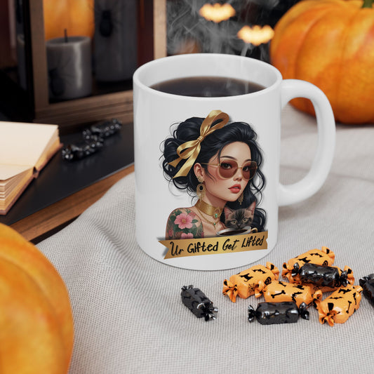 Inspirational Ceramic Mug - Perfect Gift for Coffee Lovers, Self-Care Reminder, Motivational Quotes, Home Office Decor, Unique Present