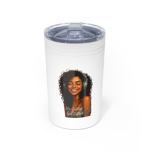 Fun Inspirational Tumbler, Un Gifted Get Lifted Coffee Cup, Motivational Travel Mug, Gift for Women, Home or Office Drinkware