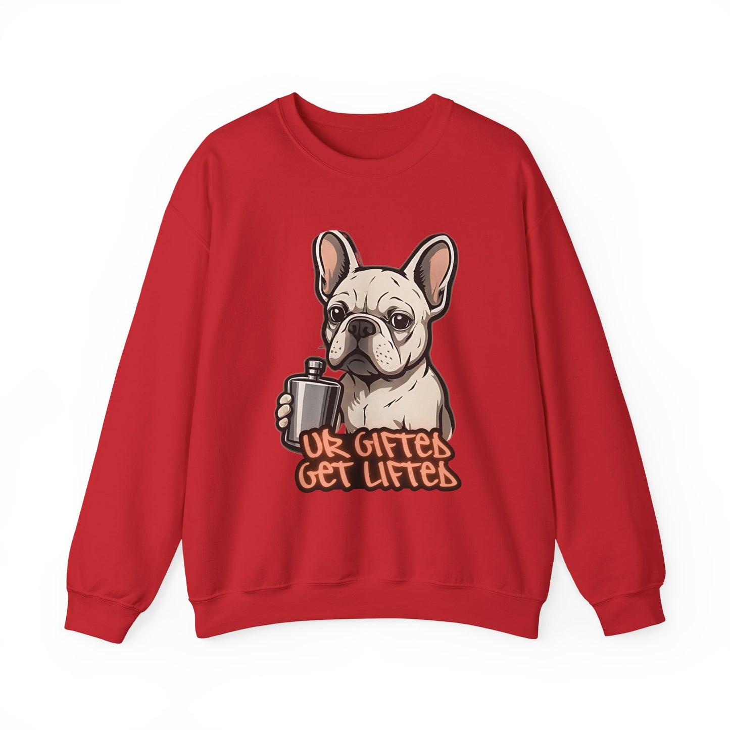 Cool Dog Sweatshirt, Gifted Lifters Crewneck, Funny Pet Apparel, Dog Lover Gift, Unisex Sweatshirt for Dog Lovers