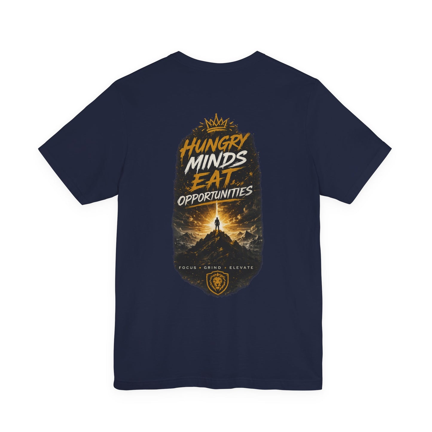 Eat Them Up! Lion Motivational Graphic Tee — "Success Is The Only Option"