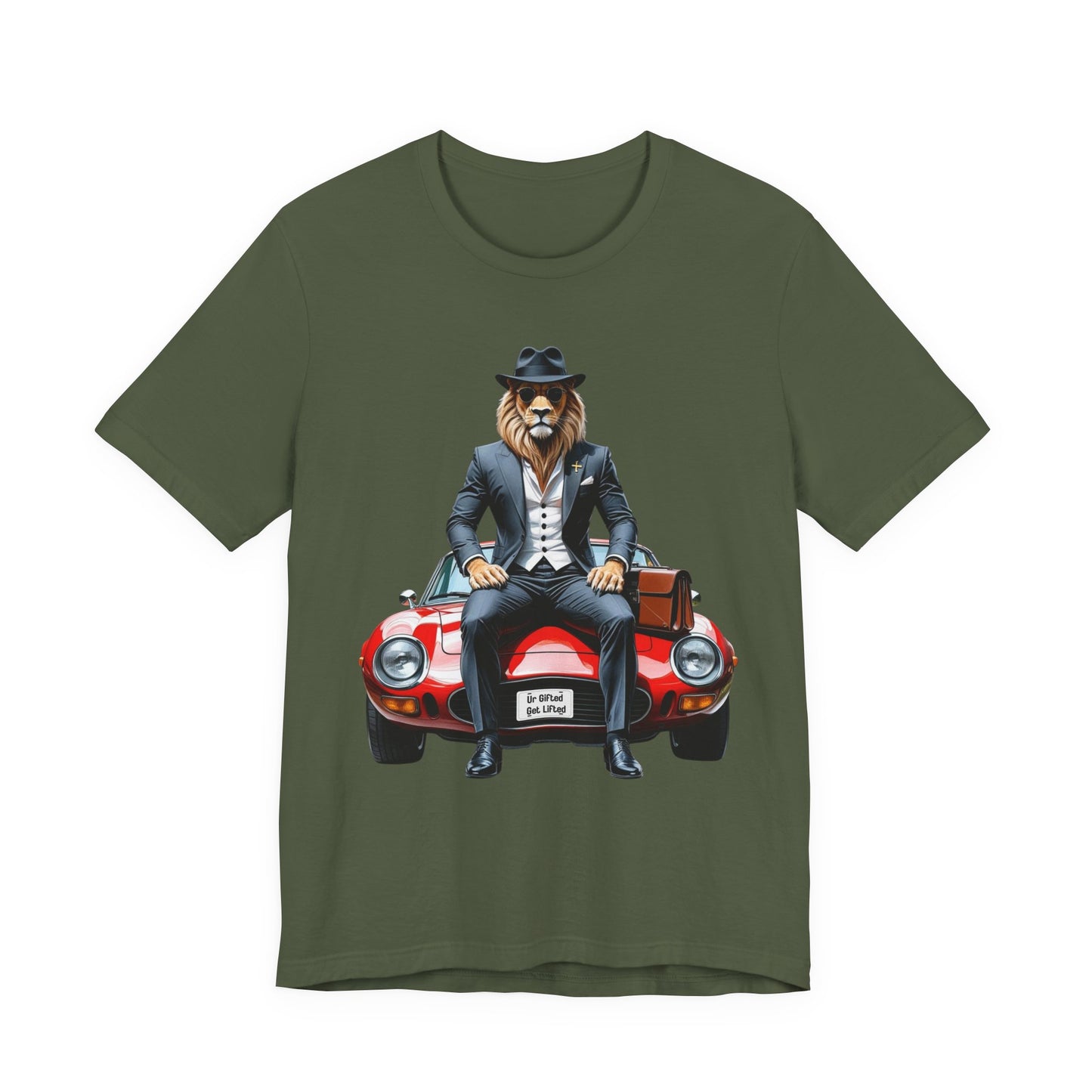Cool Animal Gangster Tee, Unisex Graphic T-Shirt, Fun Retro Style Top, Gift for Animal Lovers, Unique Vintage Look Shirt