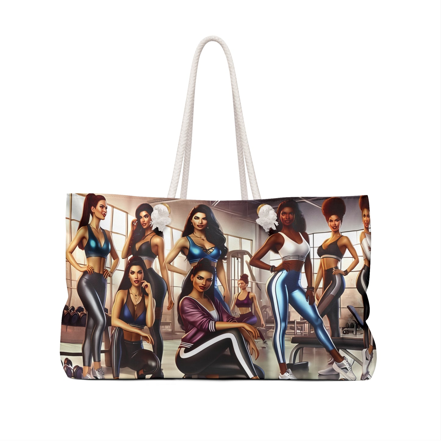 Fitness Enthusiast Weekender Bag - Stylish Gym Tote for Active Lifestyle