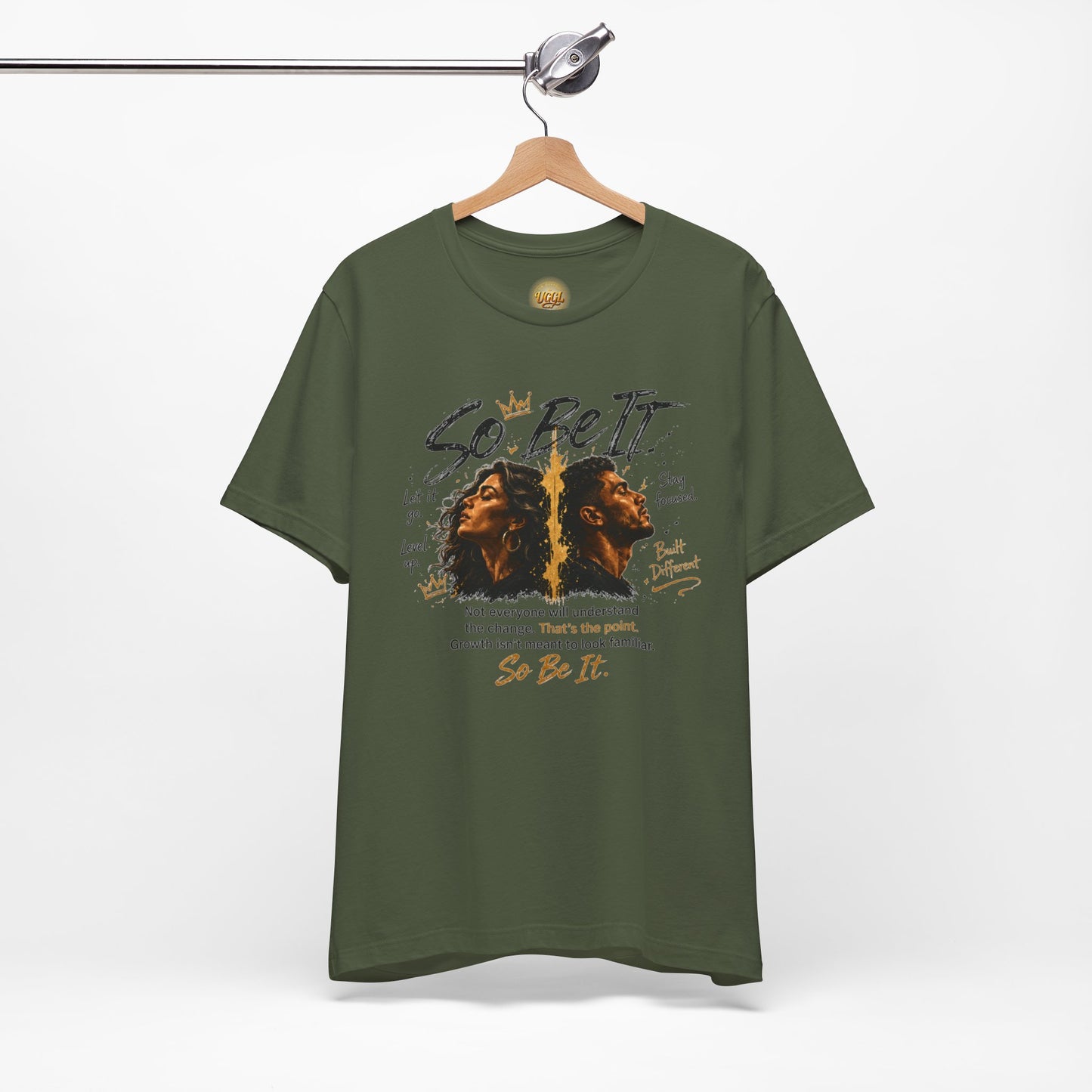 So Be It Graphic Tee — Empowerment Lion Print Inspirational T-Shirt
