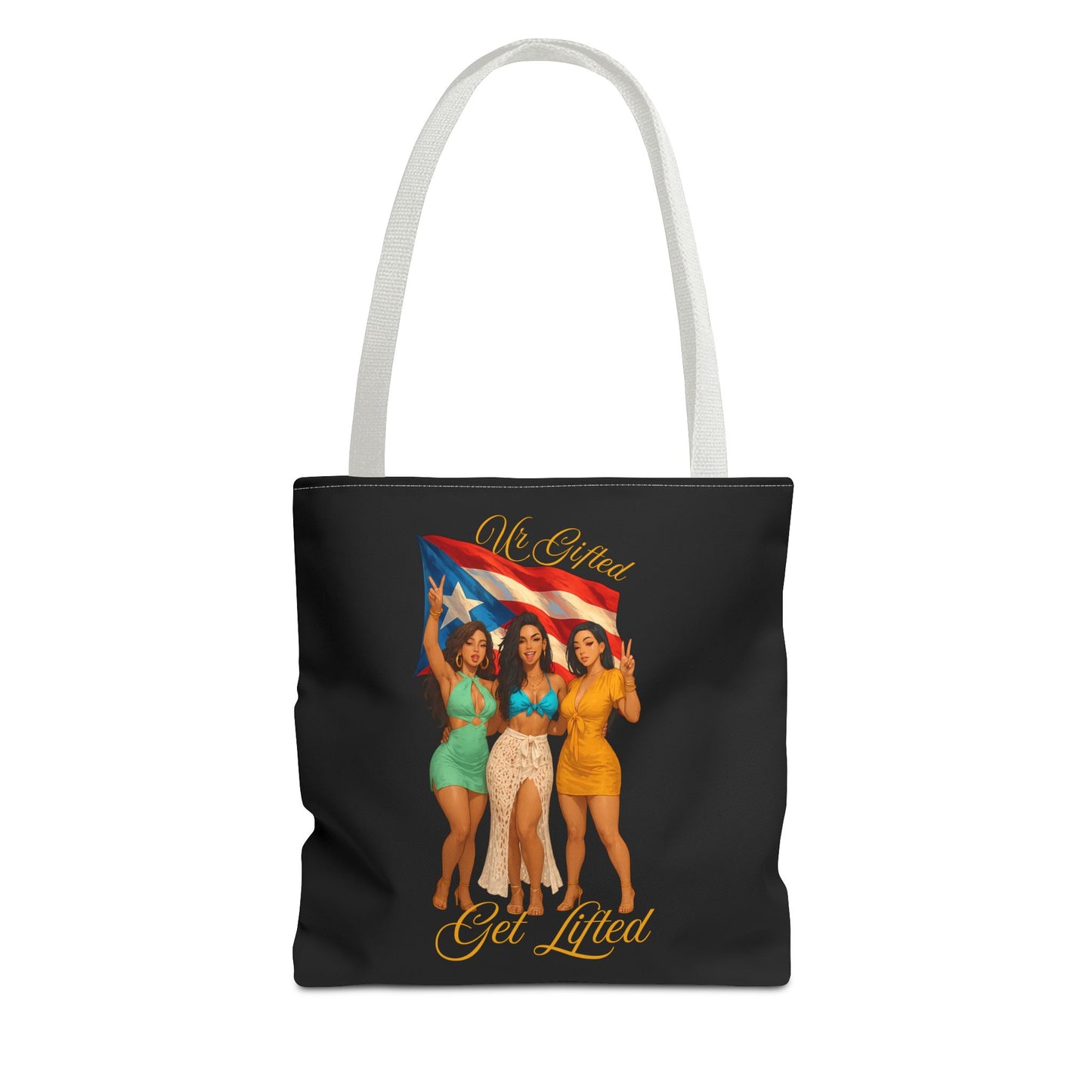 Vibrant Puerto Rican Tote Bag | Fun, Stylish, and Practical for Every Occasion, Gifts for Friends, Festival Accessories, Beach Carry-All