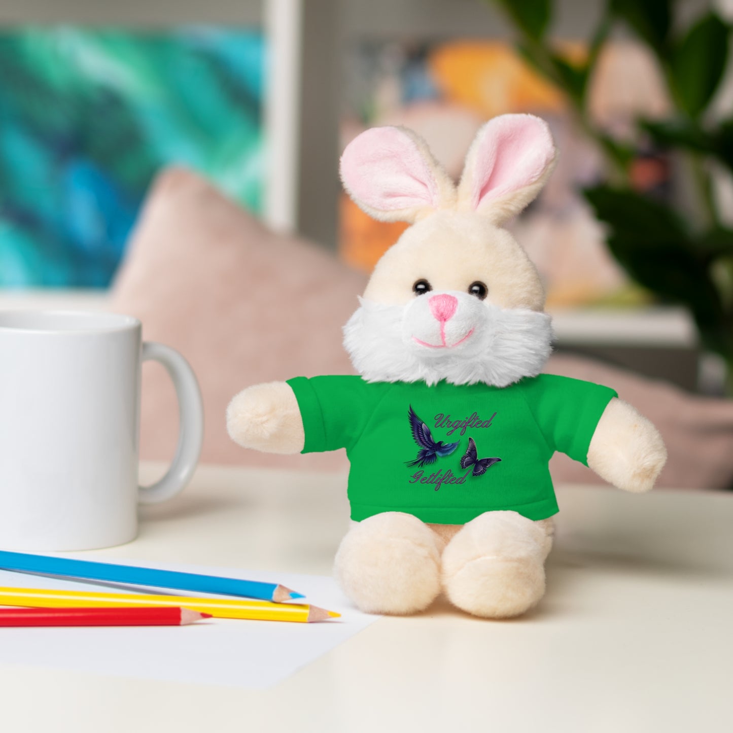 Adorable Stuffed Animal with Custom Tee