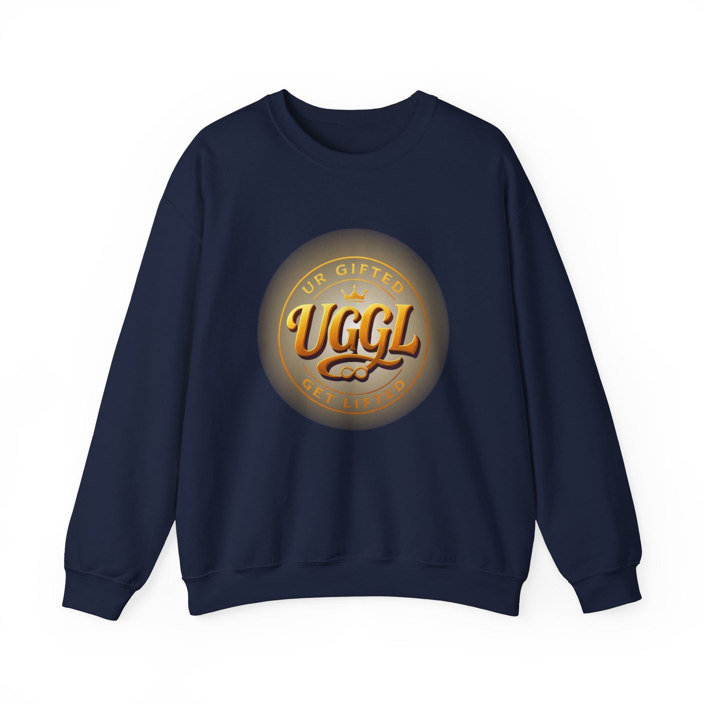 UGGL Get Lifted Sweatshirt, Unisex Crewneck for Comfort, Cozy Gift for Friends, Fashionable Layering Piece, Casual Everyday Wear