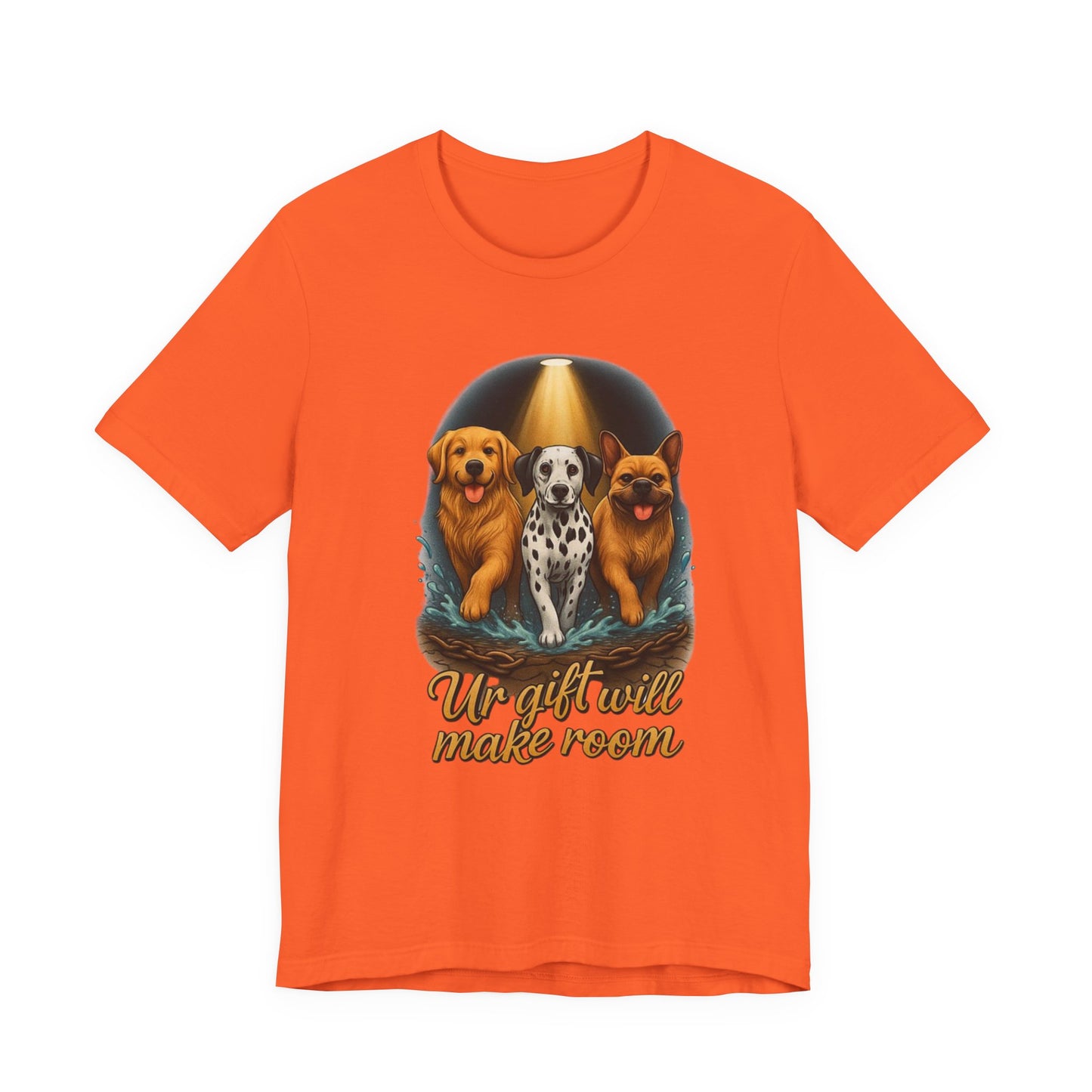 Dog Lover's Tee, Unisex Jersey Short Sleeve Tee with 'Uplift will make room', Pet Adoption Gift, Cute Canine T-Shirt, Animal Lover [...]