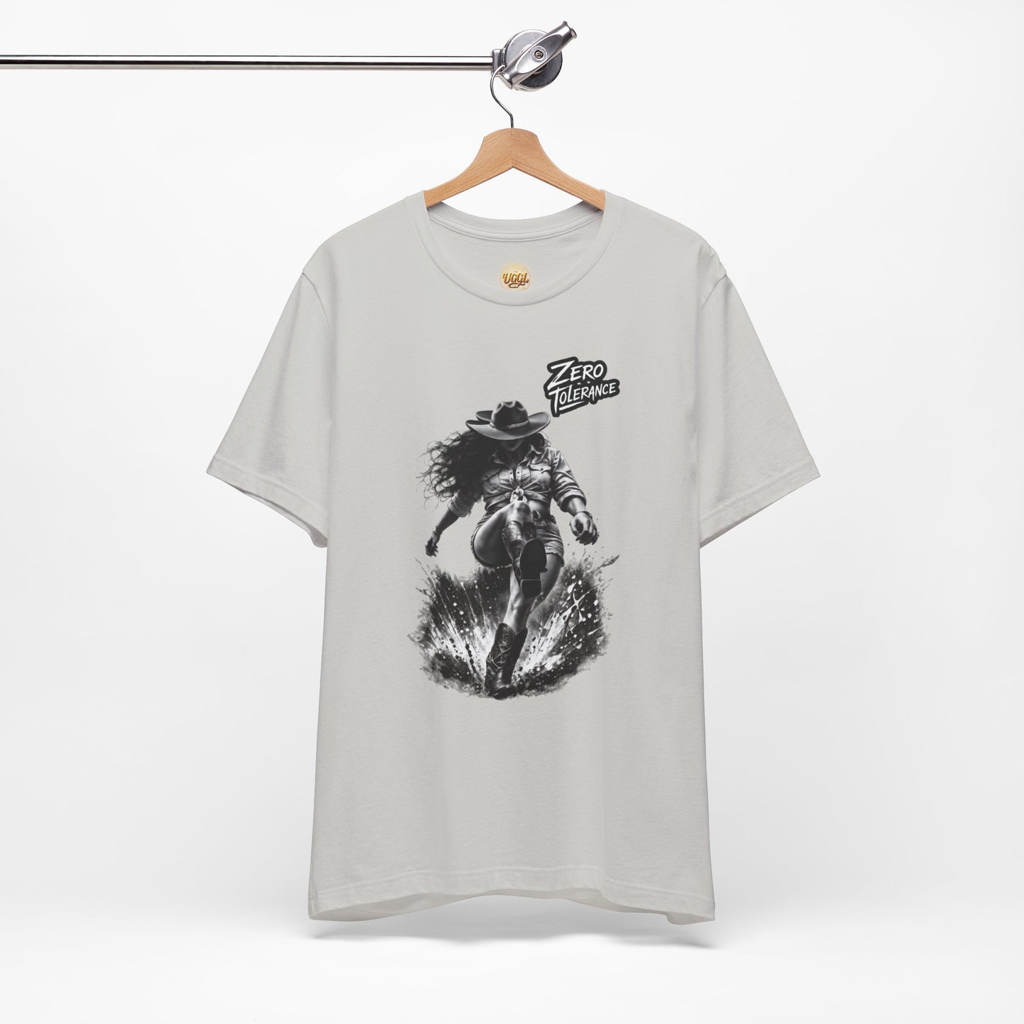 Cowgirl Graphic Tee - 'You're On Thin Ice' Retro Western Shirt