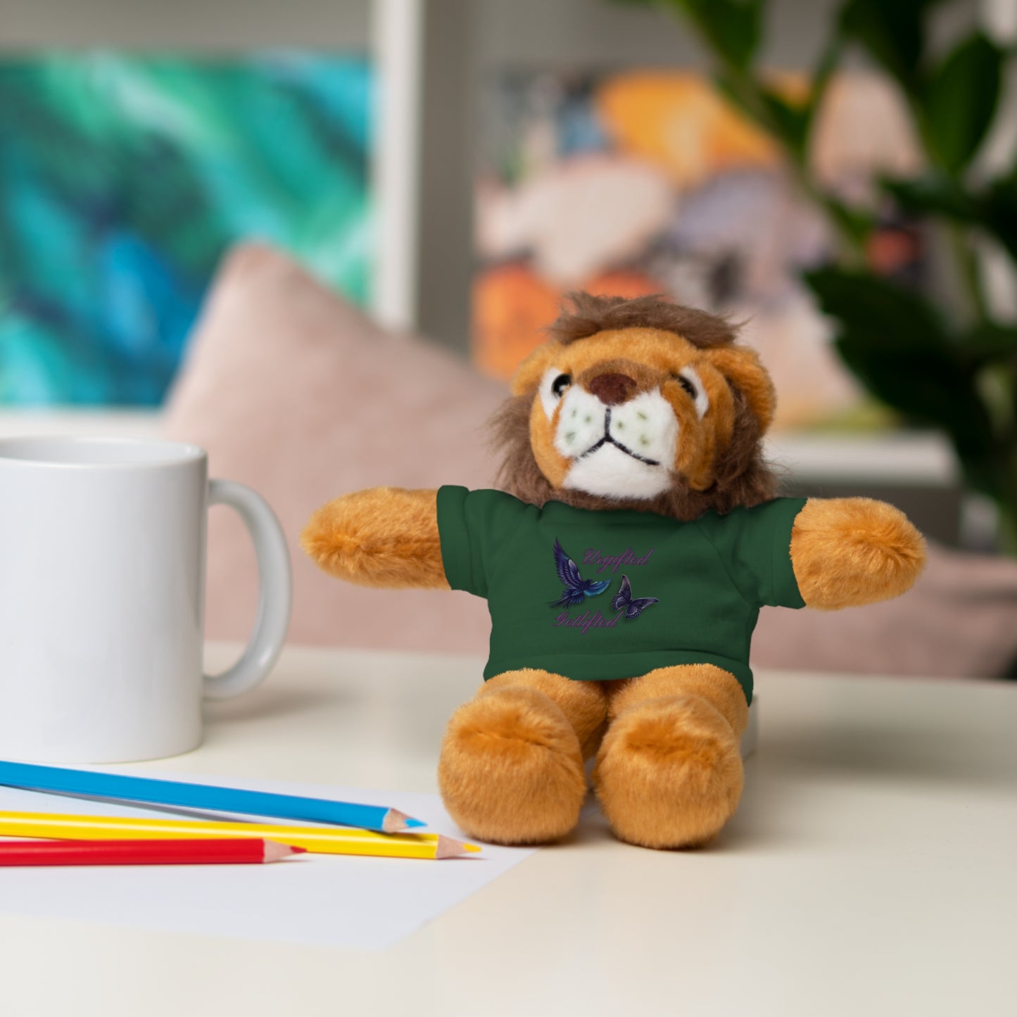 Adorable Stuffed Animal with Custom Tee