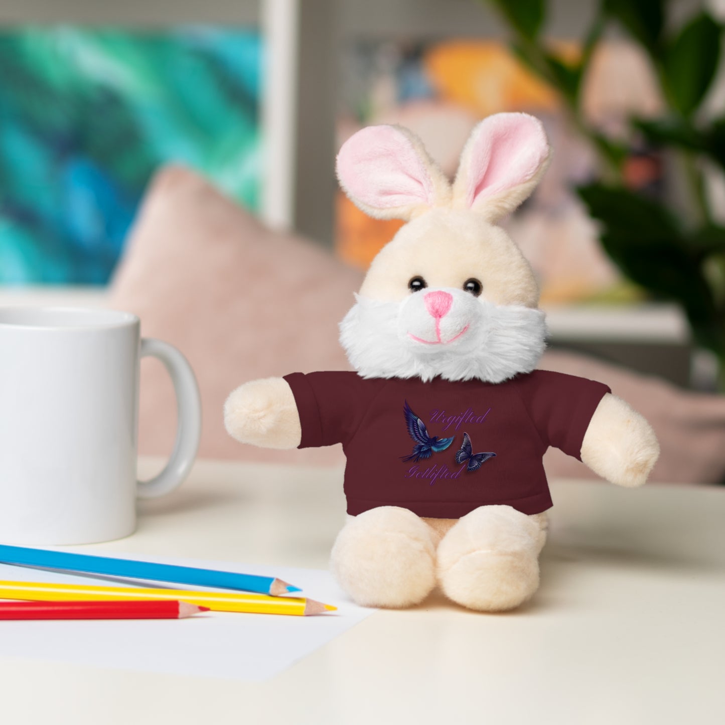 Adorable Stuffed Animal with Custom Tee