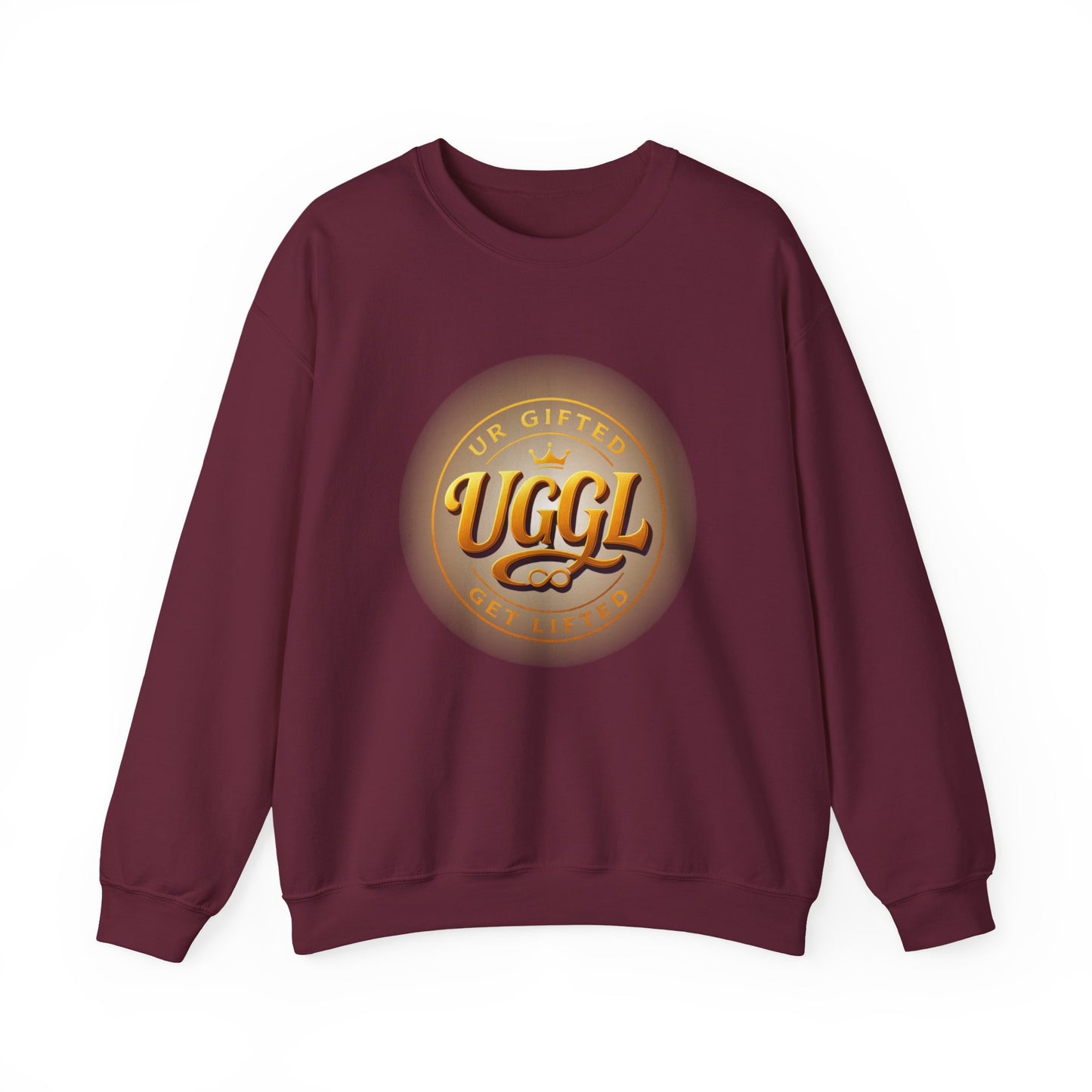 UGGL Get Lifted Sweatshirt, Unisex Crewneck for Comfort, Cozy Gift for Friends, Fashionable Layering Piece, Casual Everyday Wear