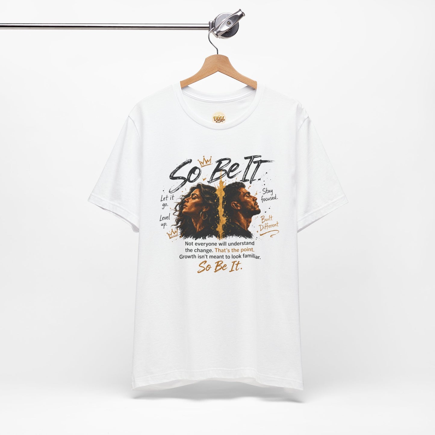 So Be It Graphic Tee — Empowerment Lion Print Inspirational T-Shirt