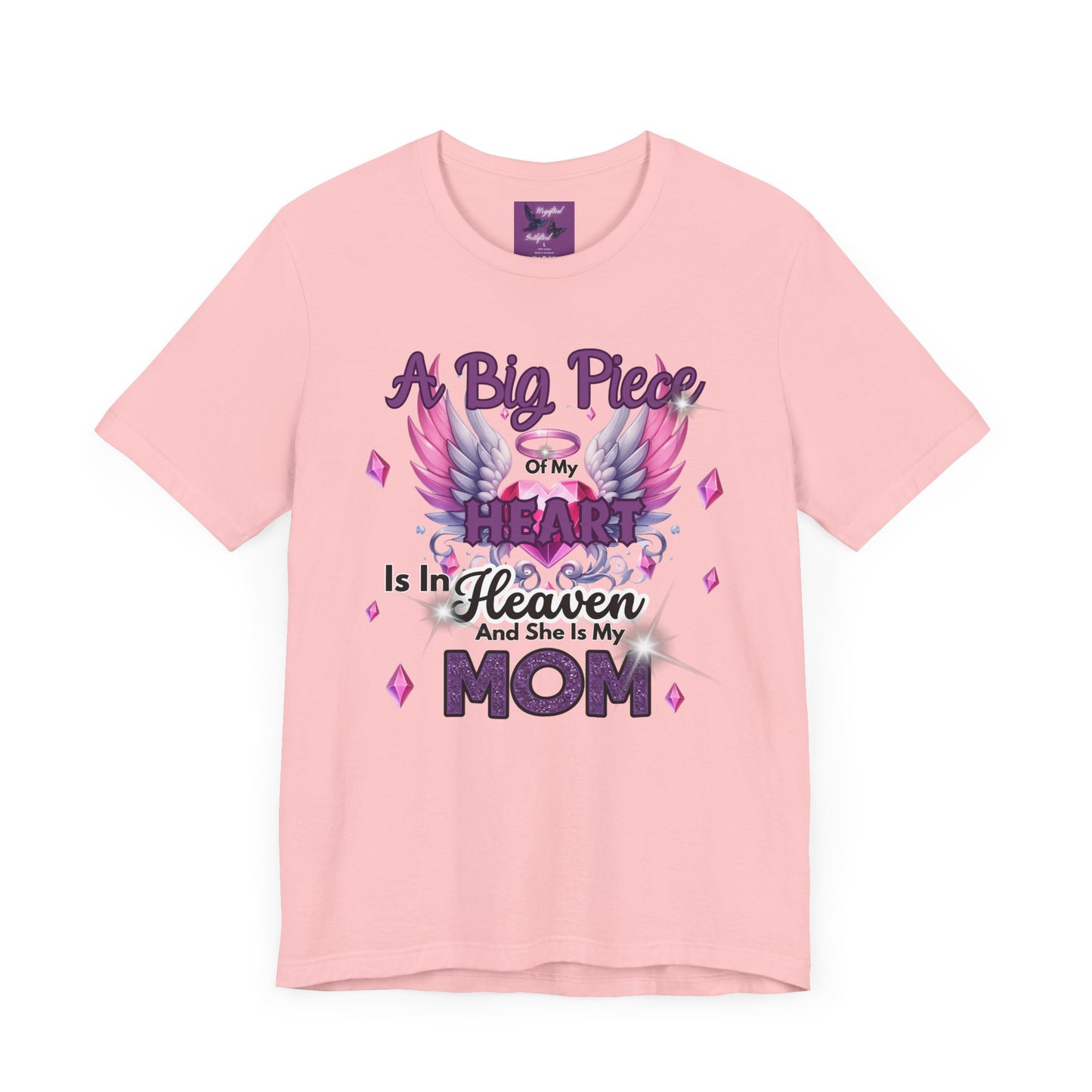 Memorial Heart Mom Tee - Short Sleeve T-Shirt