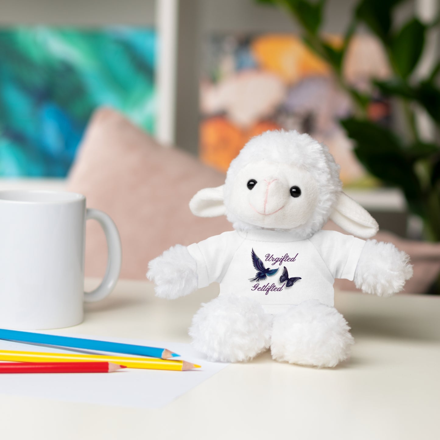 Adorable Stuffed Animal with Custom Tee