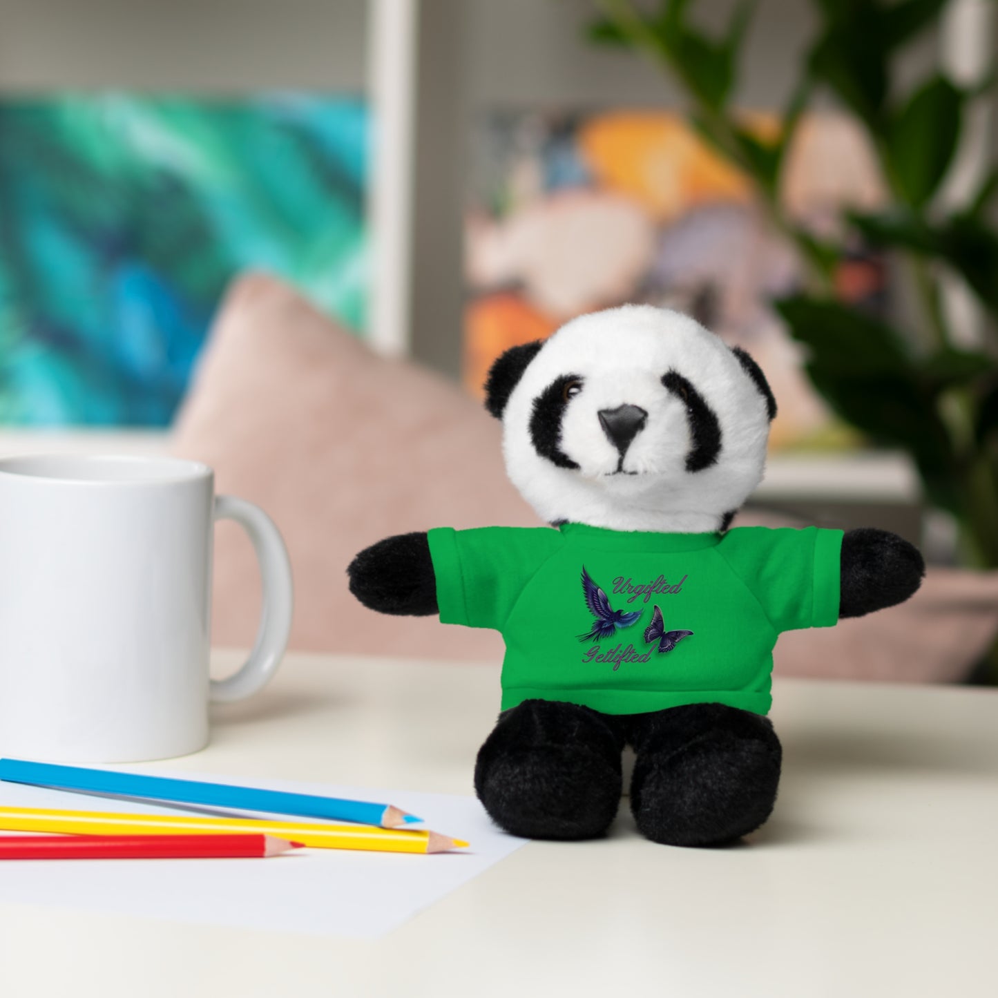 Adorable Stuffed Animal with Custom Tee