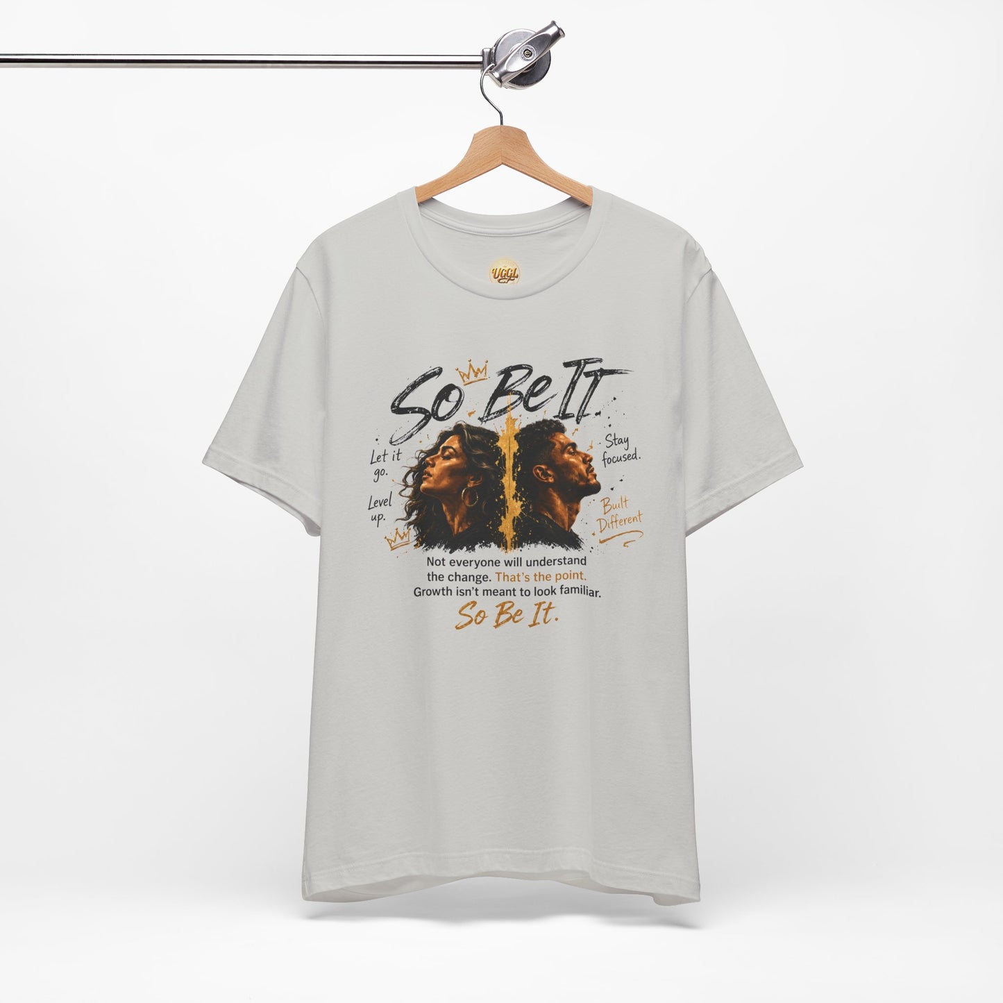 So Be It Graphic Tee — Empowerment Lion Print Inspirational T-Shirt