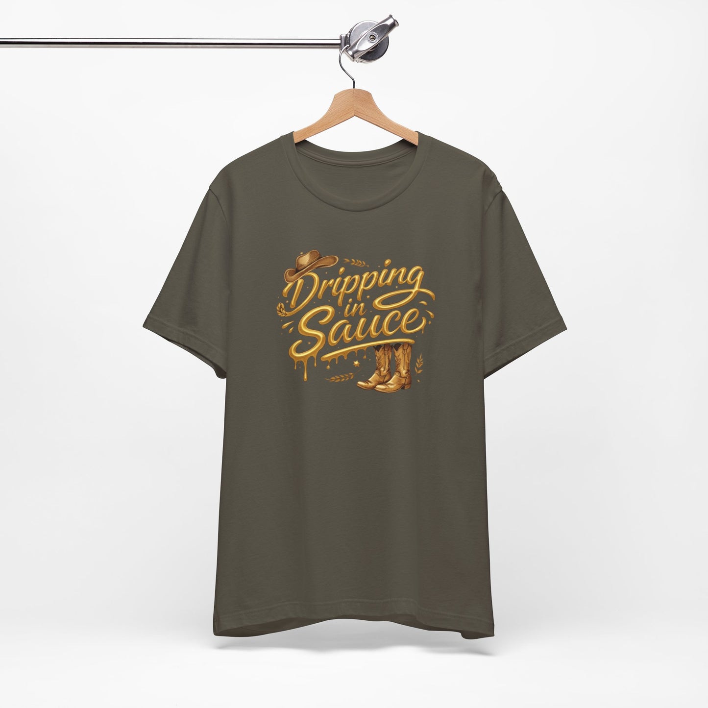 Dripping in Sauce Cowboy Boots T‑Shirt