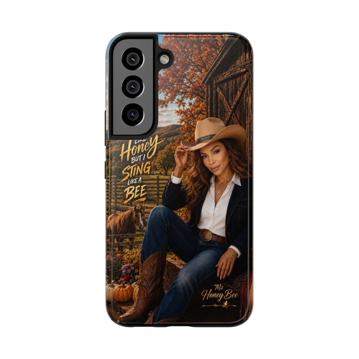 Cowgirl 'Sweet Like Honey But I Sting Like A Bee' Tough Phone Case