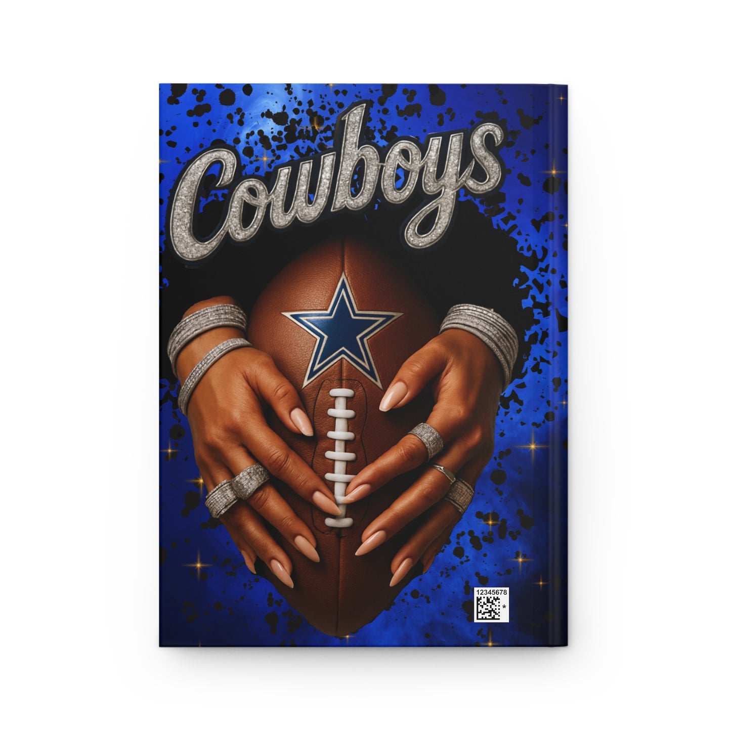 Dallas Cowboys Hardcover Journal, NFL Fan Diary, Personalized Football Gift, Game Day Planner, Sports Notebook