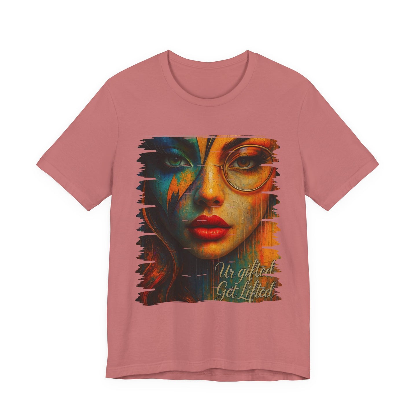 Vibrant Graphic Tee, Stylish Unisex T-Shirt, Artistic Short Sleeve Shirt, Trendy Casual Wear, Gift for Art Lovers, Unique Fashion Statement