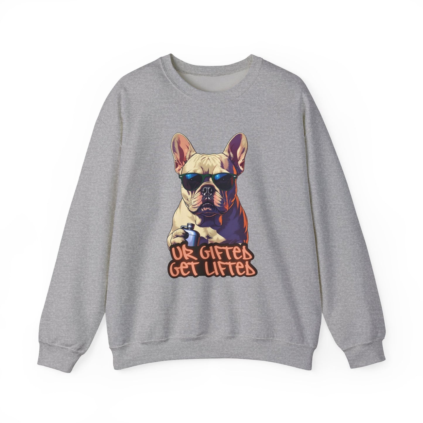 Chic Dog Lovers Sweatshirt - Fun Gift for Pet Owners, Cool Casual Wear, Unique Animal Art, Cozy Gift Idea, Trending Gift for Dog Lovers