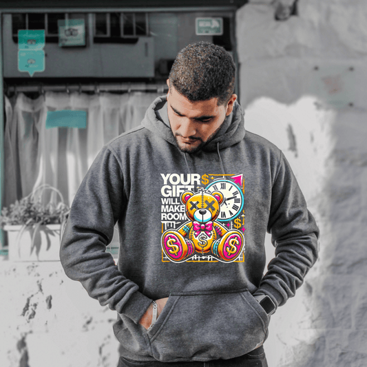 Your Gift Graphic Hoodie for Trendsetters, Cozy Gift for Birthdays, Casual Wear, Fun Streetwear, Unique Hooded Sweatshirt
