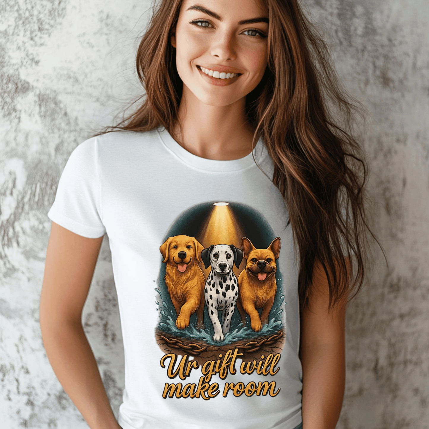 Dog Lover's Tee, Unisex Jersey Short Sleeve Tee with 'Uplift will make room', Pet Adoption Gift, Cute Canine T-Shirt, Animal Lover [...]