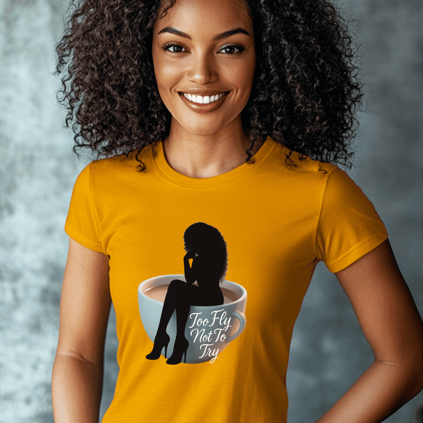 Too Fly Not To Try Tee, Motivational T-Shirt, Unisex Graphic Tee, Coffee Lover Gift, Casual Style Shirt, Fun Fashion Tee