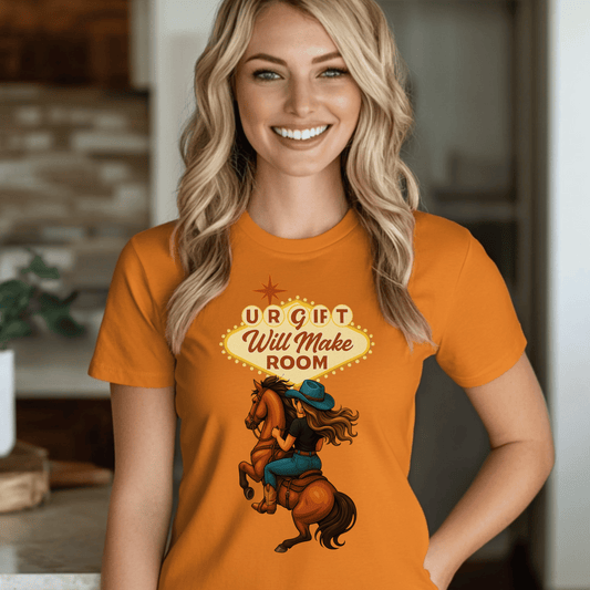 Country Western Graphic Tee, Cowboy Shirt, Gift for Rodeo Lovers, Casual Outfit, Fun Horse T-Shirt