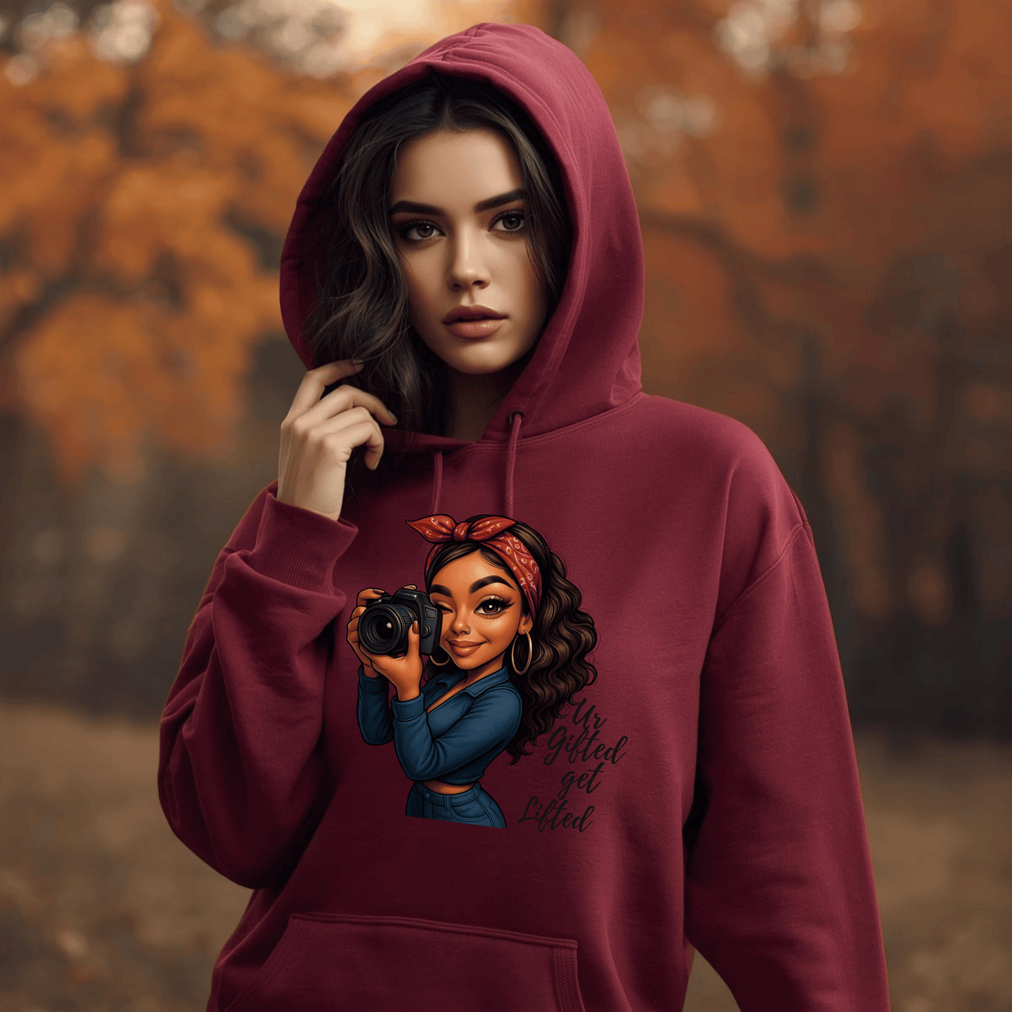 Empowering Graphic Hoodie – 'Girl Get Lifted', Unisex Sweatshirt, Motivational Gift, Casual Wear, Fitness, Stylish Apparel