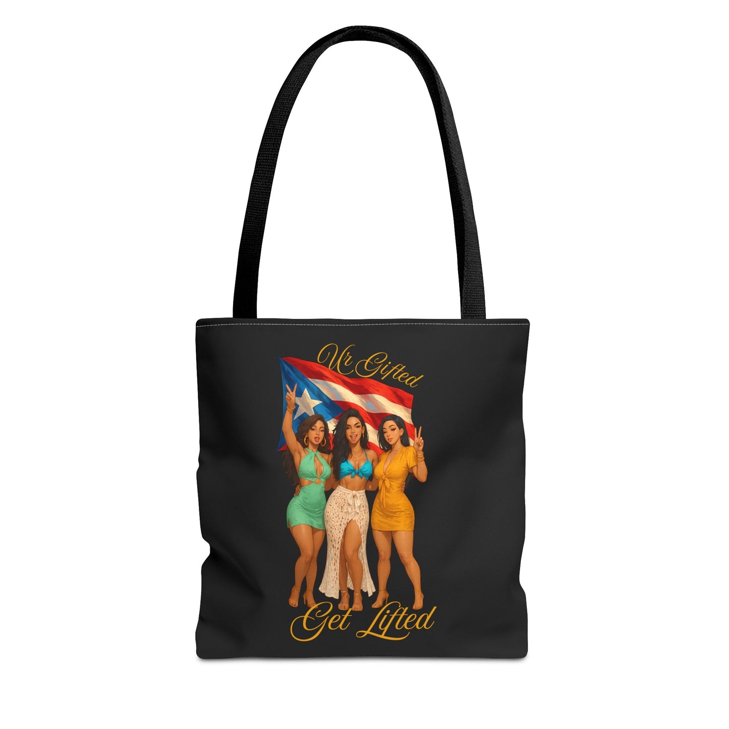 Vibrant Puerto Rican Tote Bag | Fun, Stylish, and Practical for Every Occasion, Gifts for Friends, Festival Accessories, Beach Carry-All