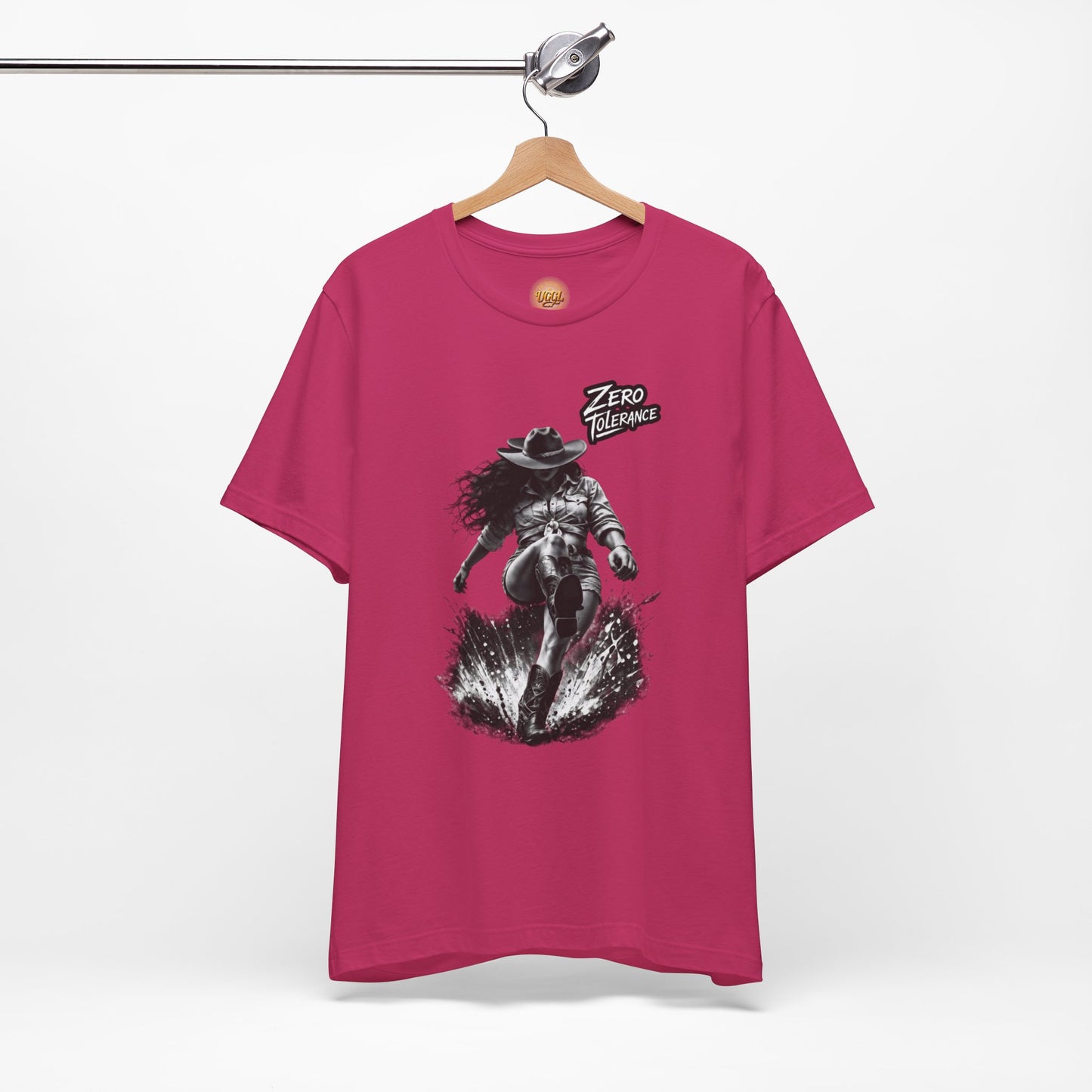 Cowgirl Graphic Tee - 'You're On Thin Ice' Retro Western Shirt